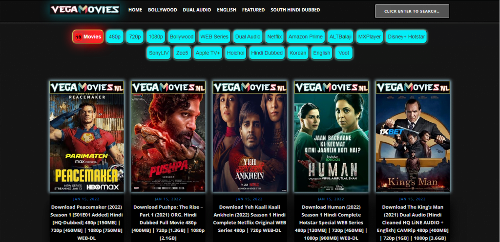 Vega Movies: Detail Review About Website